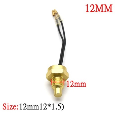 12V 24V CAR TRUCK DIGITAL WATER TEMPERATURE SENSOR NPT1/8 50K HEAD ~80464  