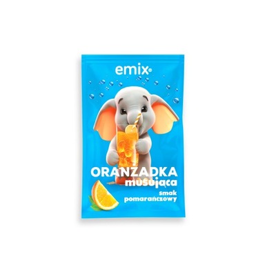 Oranżadka w proszku o smaku pomarańczowym Emix (40 szt.)