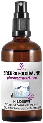 MYVITA SREBRO KOLOIDALNE 50 PPM NIEJONOWE 100ml