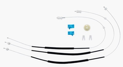 Підйомник механізм скло правий перед троси напрямні kpl do renault vel satis фото №1