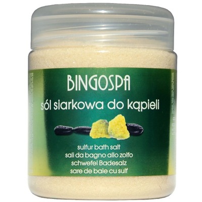 SÓL SIARKOWA DO KĄPIELI 550 g BINGOSPA