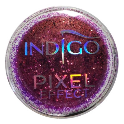 Indigo pixel effect Neon Lila