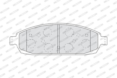 КОЛОДКИ ТОРМОЗНЫЕ ПЕРЕД FERODO FDB4002