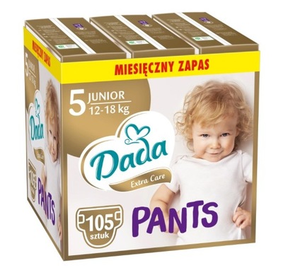 Pieluchomajtki DADA EXTRA CARE PANTS 5 Junior 105