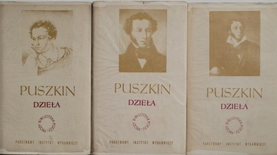 Dzieła tom 1, 2, 3 Aleksander Puszkin