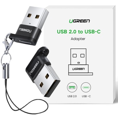 Adapter USB C (żeński) - USB (męski) Ugreen US280 - czarny