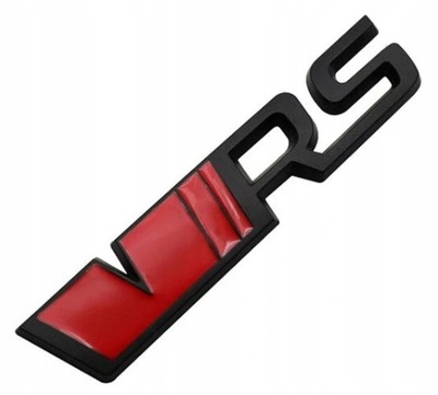 Znak VRS na bagażniku - czarno-czerwony