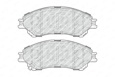FERODO КОЛОДКИ ГАЛЬМІВНІ ПЕРЕД FORD USA F-150 SUZUKI S-CROSS SX4