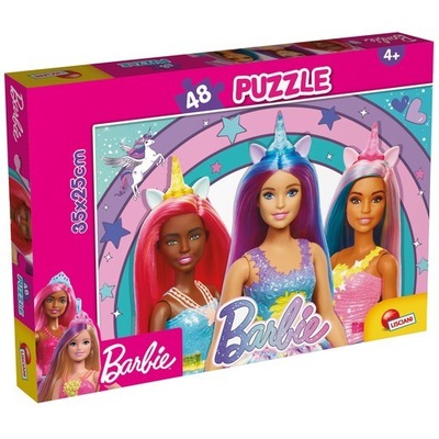 Barbie Puzzle M-PLUS 48 Magic Unicorn - Lisciani