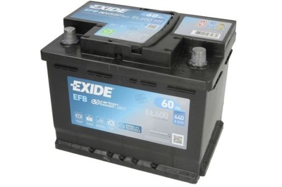 АКУМУЛЯТОР EXIDE 12V 60AH/640A СТАРТ&STOP P+