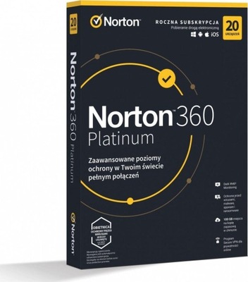 Norton 360 Platinum BOX PL 20 - device - 20 st