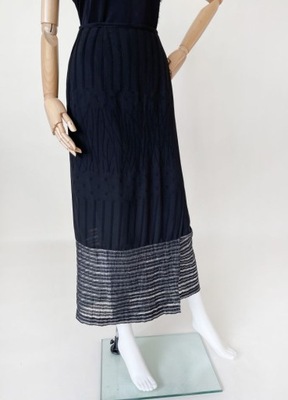 Kopertowa długa spódnica vintage Betty Barclay