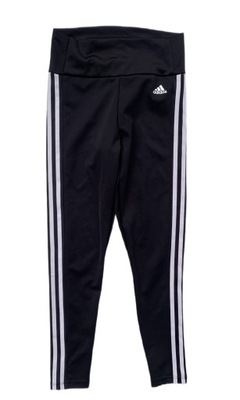 Legginsy Czarne S 36 Adidas Sportowe Czerń Spodnie