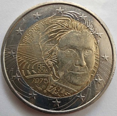 1702 - Francja 2 euro, 2018
