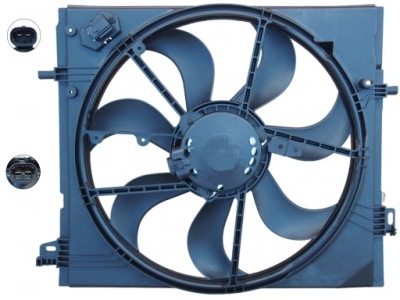 Вентилятор радіатора до renault kadjar 2015- до дизель moc [w] : 252 фото №1