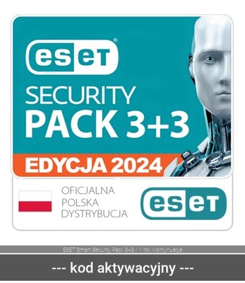 ESET Smart Security Pack 3+3 / 1 rok Kontynuacja