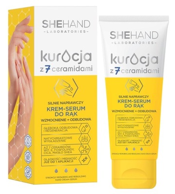 SHEHAND Kuracja z 7 Ceramidami KREM-SERUM DO RĄK