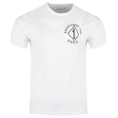 T-shirt Męski GUESS Logo MB4I99 BI3Z09 Biały