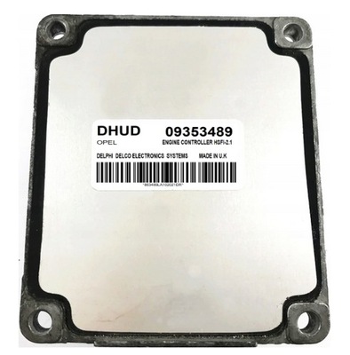 ECU OPEL ASTRA Z16XE 09353489 DHUD CZYSTY