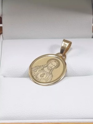 ZŁOTA ZAWIESZKA JEZUS CHRYSTUS 14K 0,90G 2,5CM