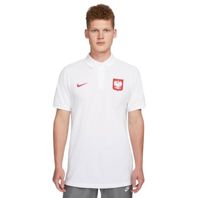 Koszulka Nike Polska DH4944 100 - BIAŁY; XXL