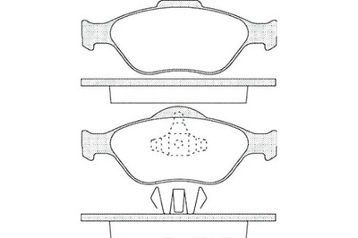 Lpr гальмівні колодки гальмівні ford ka 1.6 i rb_ фото №1