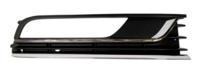 Решётка радиатора решётка w бампер правая vw passat b7 10-14 фото №1