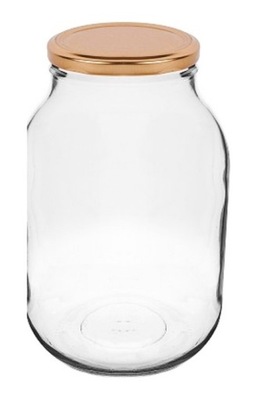 4x SŁÓJ SZKLANY 4L SŁOIK na NALEWKI OGÓRKI KAPUSTĘ