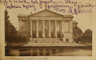 Poznań Teatr Wielki [pocztówka ca 1930]