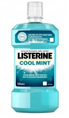 Listerine Cool Mint Płyn do Płukania Jamy Ustnej 500ml