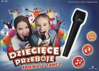 Karaoke Dziecięce Przeb Śpiewaj Tańcz DVD+MIKROFON