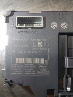 Зчитувач роз'єм карти renault 285904179r фото №1