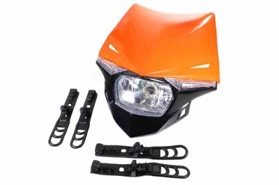 FARO PARTE DELANTERA CROSS ENDURO Z DEFLECTOR ROJO SC  