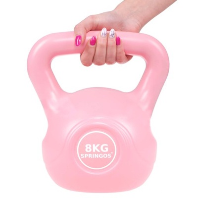 KETTLEBELL HANTLA CIĘŻAREK DO TRENINGU ĆWICZEŃ 8 KG