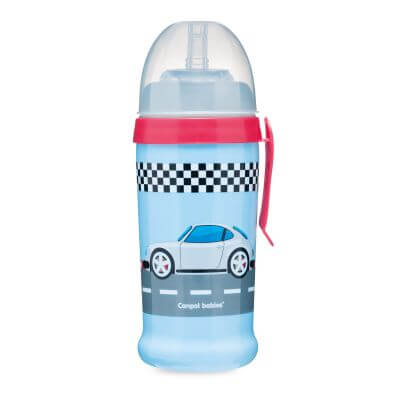 Butelka Canpol Babies Racing 350 ml niebieska