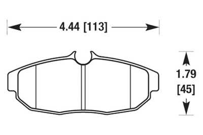 ZAPATAS DE FRENADO HAWK PERFORMANCE HPS - HB485F.656  