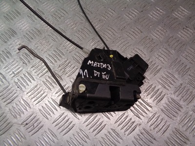 Замок дверь центральный правый задняя задний mazda 3 bk фото №1