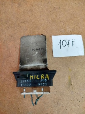 Резистор резистор вентилятор nissan micra 2715041b05 фото №1