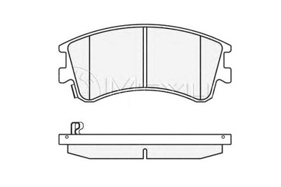 КОЛОДКИ ТОРМОЗНЫЕ MAZDA ПЕРЕД 6 2,0-2,3 02-07 Z CZU