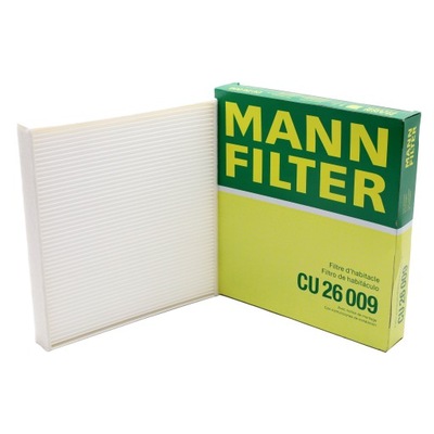 MANN-FILTER MANN-FILTER CU 26 009 FILTR, ВЕНТИЛЯЦИЯ PRZESTRZENI фото