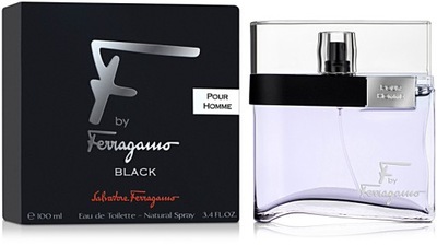 SALVATORE FERRAGAMO F BY FERRAGAMO BLACK EDT 100ML