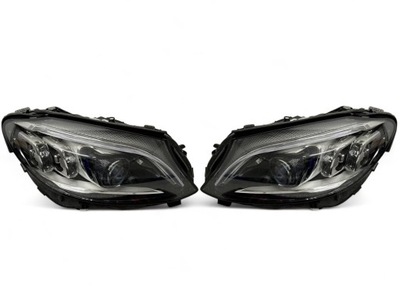 ФОНАРІ MERCEDES C CLASS W205 РЕСТАЙЛ MULTIBEAM LED (СВІТЛОДІОД) ЛІВА ПРАВЕ