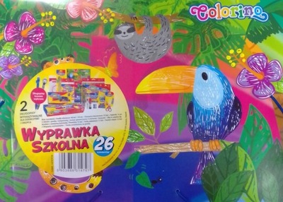 WYPRAWKA SZKOLNA Zestaw MEGA 26 elementów COLORINO