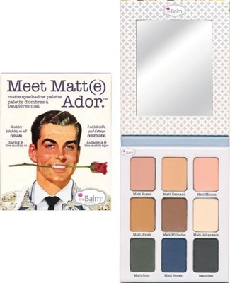 The Balm Paleta matowych cieni Meet Matt(e) Ador