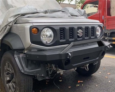 SUZUKI JIMNY 2018+ ALUMINIO DELANTERO PARAGOLPES CON PLACA DE MONTAJE WYCIAGARKI  