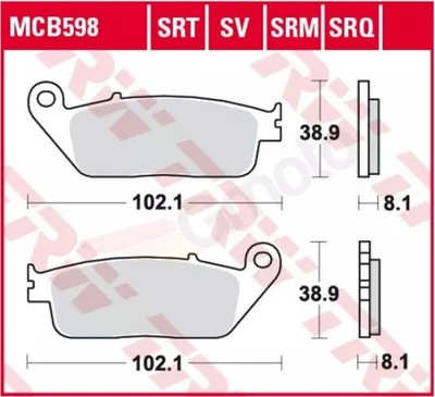 КОЛОДКИ ТОРМОЗНЫЕ KH142 SINTER RACING (WYCZYNOWE) BMW C-EVOLUTION 14-, C 650