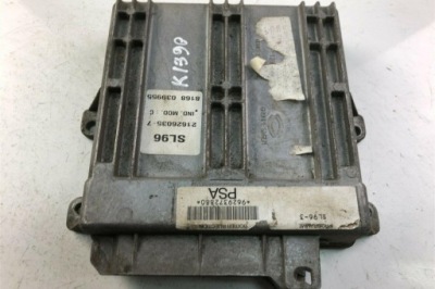 Бортовой компьютер двигателя peugeot 406 8b 9629372880 2000 фото №1