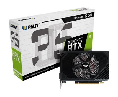 Karta graficzna GeForce RTX 3050 StormX 6GB GDDR6