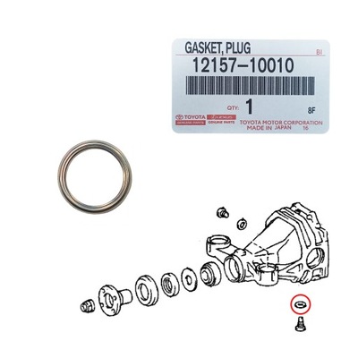 ALMOHADA TORNILLOS SPUSTOWEJ DO DIFERENCIAL LEXUS TOYOTA 12157-10010  