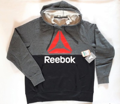 Reebok Training Boost Hoodie Bluza Charcoal USA XL